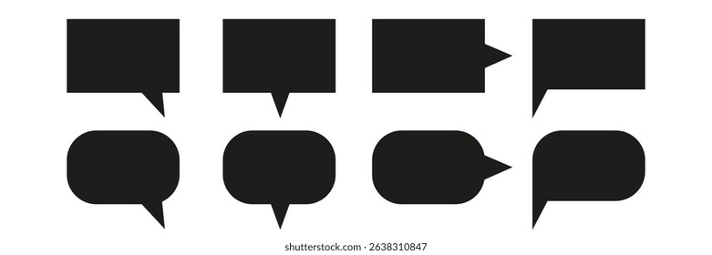 Shield Silhouette Vector Set – Security and Heraldic Icons