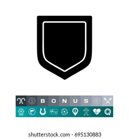 Shield simple icon