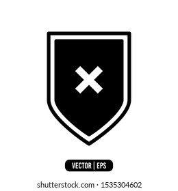Shield Simple Icon Vector Design