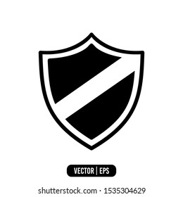 Shield Simple Icon Vector Design
