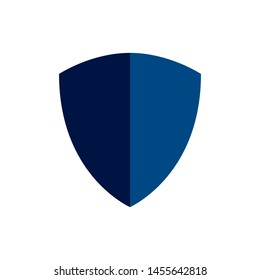 shield simple logo design illustration