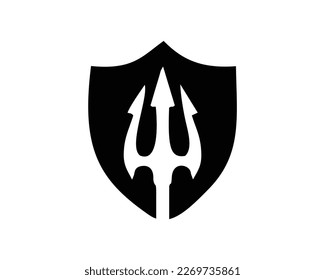 shield and spear logo. Best for logo, badge, emblem, icon, sticker design. artist industry, military industry. available in eps 10.