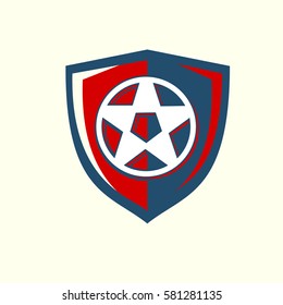 Shield sport logo design