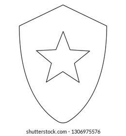 shield and star award