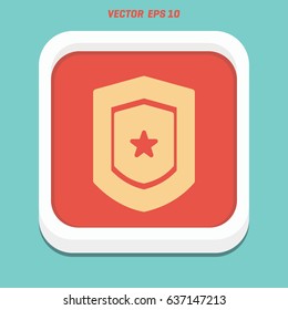 shield star icon