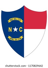 Shield State Flag of North Carolina