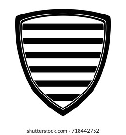 shield with stripes icon