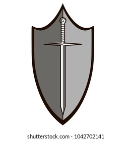 shield sword defense image