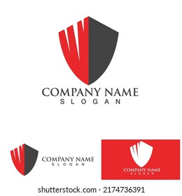 Shield and Sword logo icon design template.Guardian icon.security element.