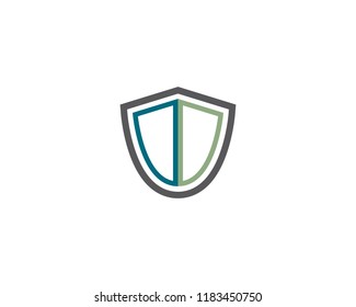 Shield symbol illustration