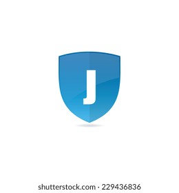 Shield Symbol With Letter J