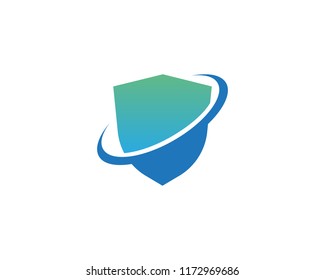 Shield symbol logo template