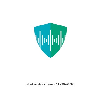 Shield symbol logo template