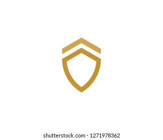 Shield symbol logo template