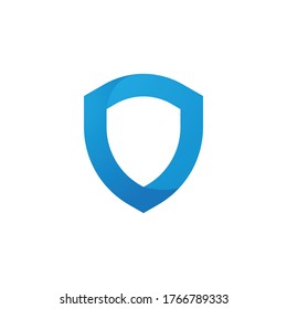 Shield symbol logo template vector illustration