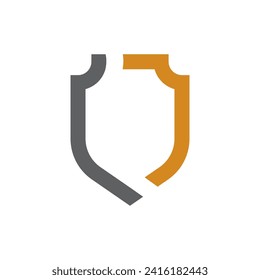 shield symbol logo vector icon illustration design 