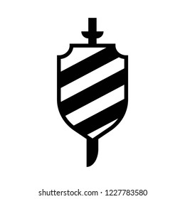Shield symbol of protection and reliability. Shield security sign