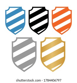 Shield symbol of protection and reliability. Shield security sign