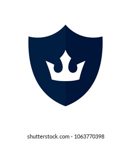 Shield Symbol. Security Logo. Kingdom Icon. Vector eps 10.