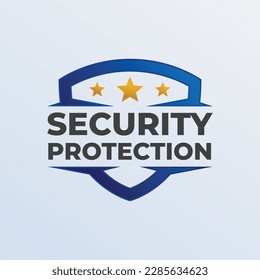 shield symbol suitable use for, Security Safety Company, insurance company and Technology anti virus icon. Vector logo template