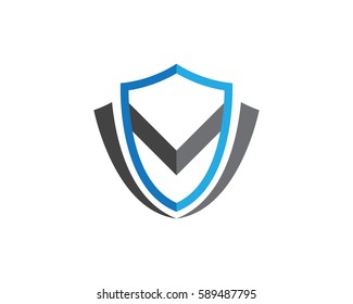 Shield symbol Vector illustration
