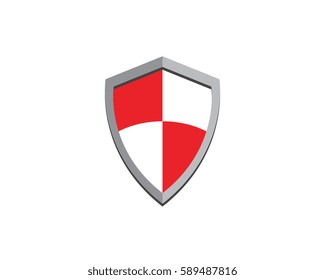 Shield symbol Vector illustration