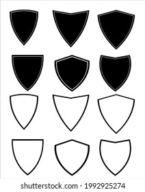 shield symbol for your design logo, 