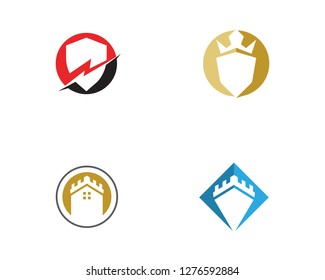  Shield symbol for your web site design, logo, app, UI. Vector illustration, 