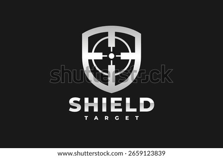 the shield target aim logo