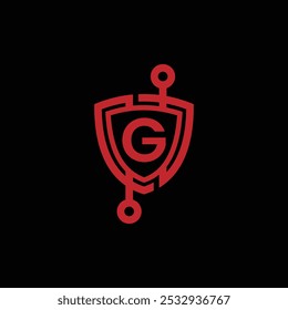 Shield Technology Logo And Letter G