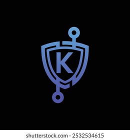 Shield Technology Logo And Letter K