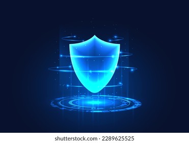 Shield technology stays technology circle It is software used to protect against data theft or cyber attacks. It is commonly used by groups of banks and companies.