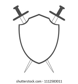 5,965 Shield two swords Images, Stock Photos & Vectors | Shutterstock