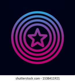 Shield, usa nolan icon. Simple thin line, outline vector of 4th of july icons for ui and ux, website or mobile application
