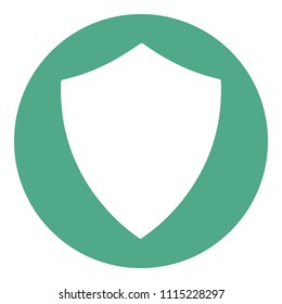 shield vector flat icon