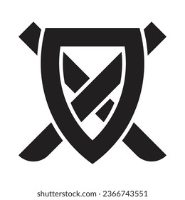 Shield Vector Glyph Icon For Personal And Commercial Use.
