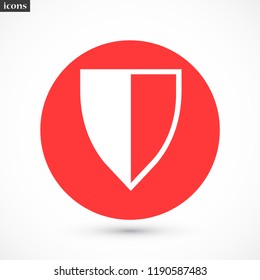 shield vector icon 10 eps