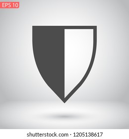 shield vector icon 10 eps