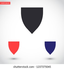 shield vector icon 10 eps