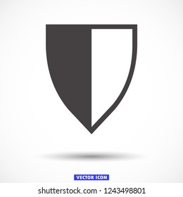 shield vector icon 10 eps