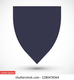 shield vector icon 10 eps
