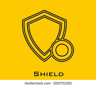 Shield vector icon