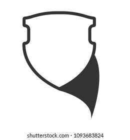 shield vector icon.
