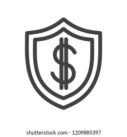Shield vector icon