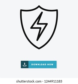 Shield vector icon