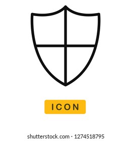 Shield vector icon