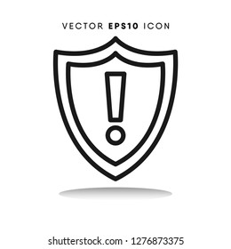 Shield vector icon