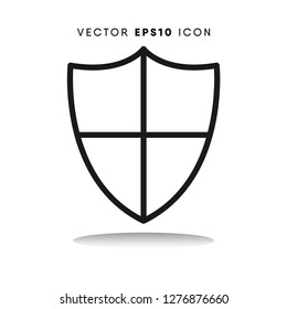 Shield vector icon