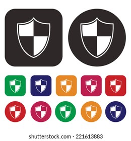 Shield vector icon