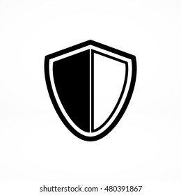 Shield vector icon, vector best flat icon, EPS